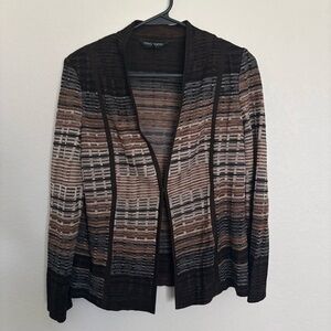 Ming Wang Striped Cardigan